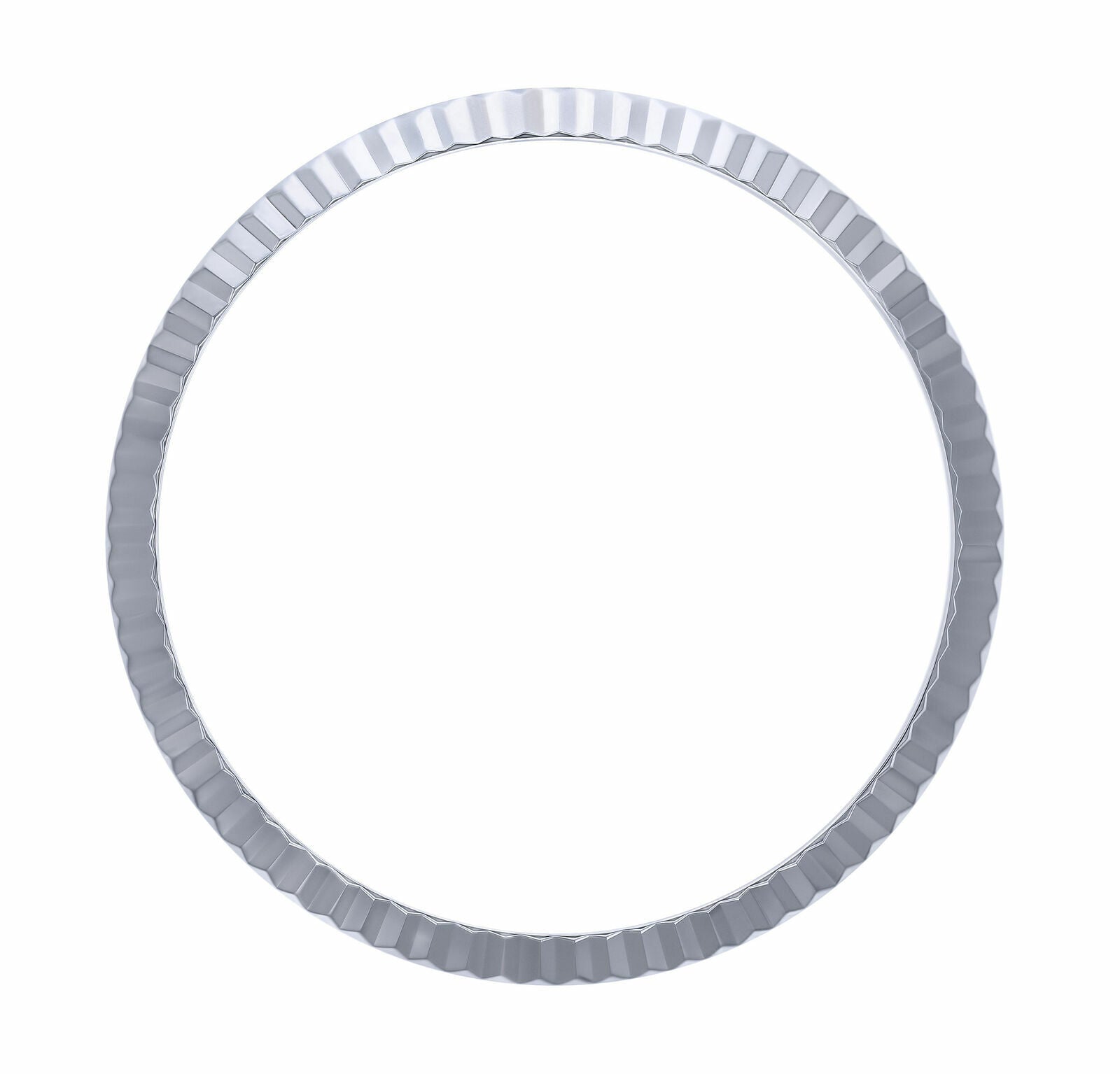 FLUTED BEZEL FOR 34MM ROLEX AIRKING 114200 114210 114270 STAINLESS STEEL