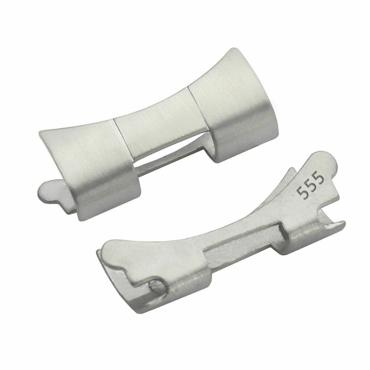 6 SET 555 END LINK PIECE FOR VINTAGE 20MM ROLEX OYSTER BAND 60'S SMALL OPENING