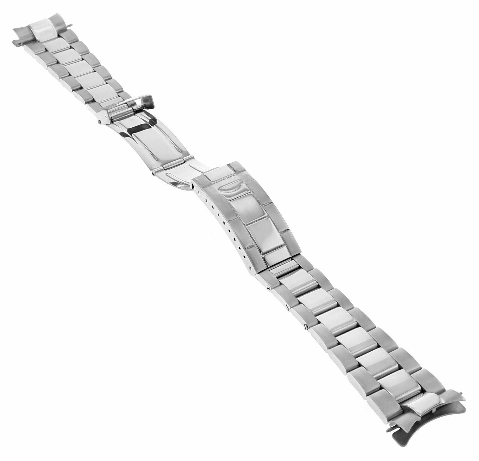 OYSTER WATCH BAND STAINLESS STEEL NEW STYLE FOR ROLEX DAYTONA FLIP SHINY/CENTER