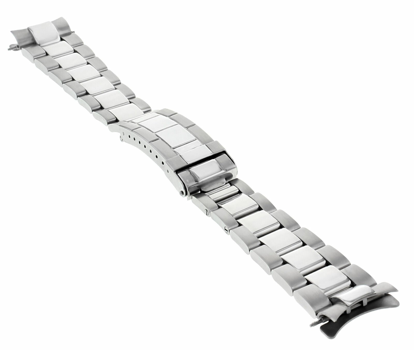 OYSTER WATCH BAND STAINLESS STEEL NEW STYLE FOR ROLEX DAYTONA FLIP SHINY/CENTER