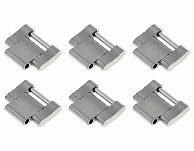 6 SOLID LINK FOR OYSTER WATCH BAND 40MM ROLEX SUBMARINER EXPLORER BRACELET STEEL