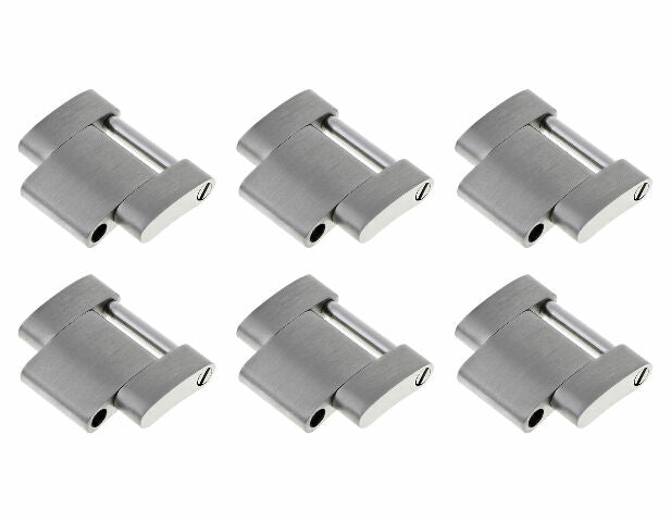 6 SOLID LINK FOR OYSTER WATCH BAND 40MM ROLEX SUBMARINER EXPLORER BRACELET STEEL