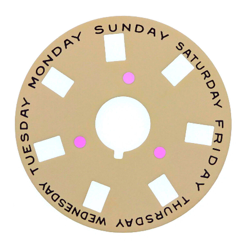 DAY DISC FOR 36MM ROLEX PRESIDENT DAYDATE # 1801-1802-1803-1810, 1811 CHAMPAGNE