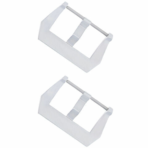 2 - 26MM STRAP PRE-V SCREW STRAP BAND BUCKLE FOR PANERAI 47MM S/STEEL SHINY