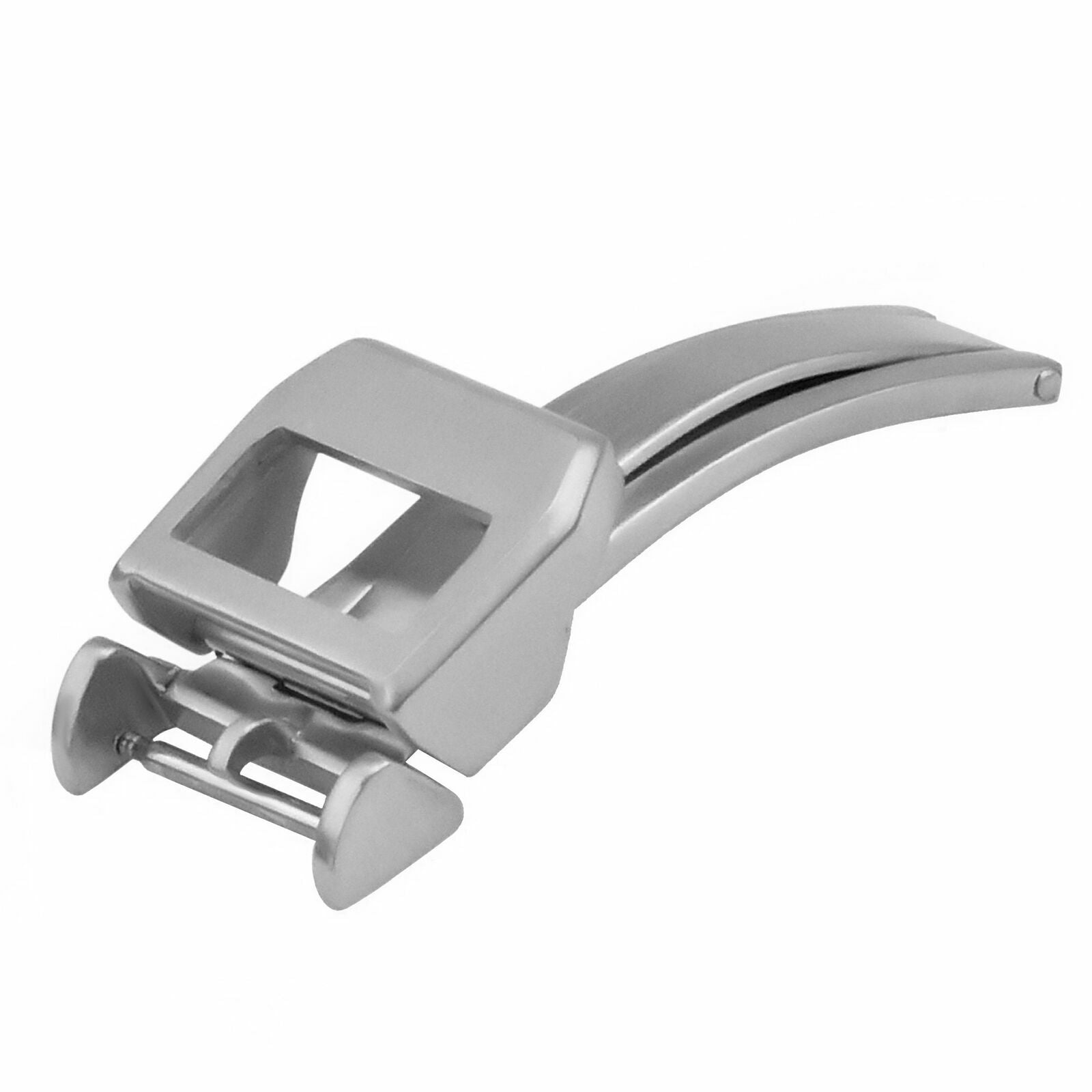 18MM DEPLOYMENT STRAP BAND BUCKLE FOLDING CLASP STAINLESS FOR IWC PILOT BRUSH TQ