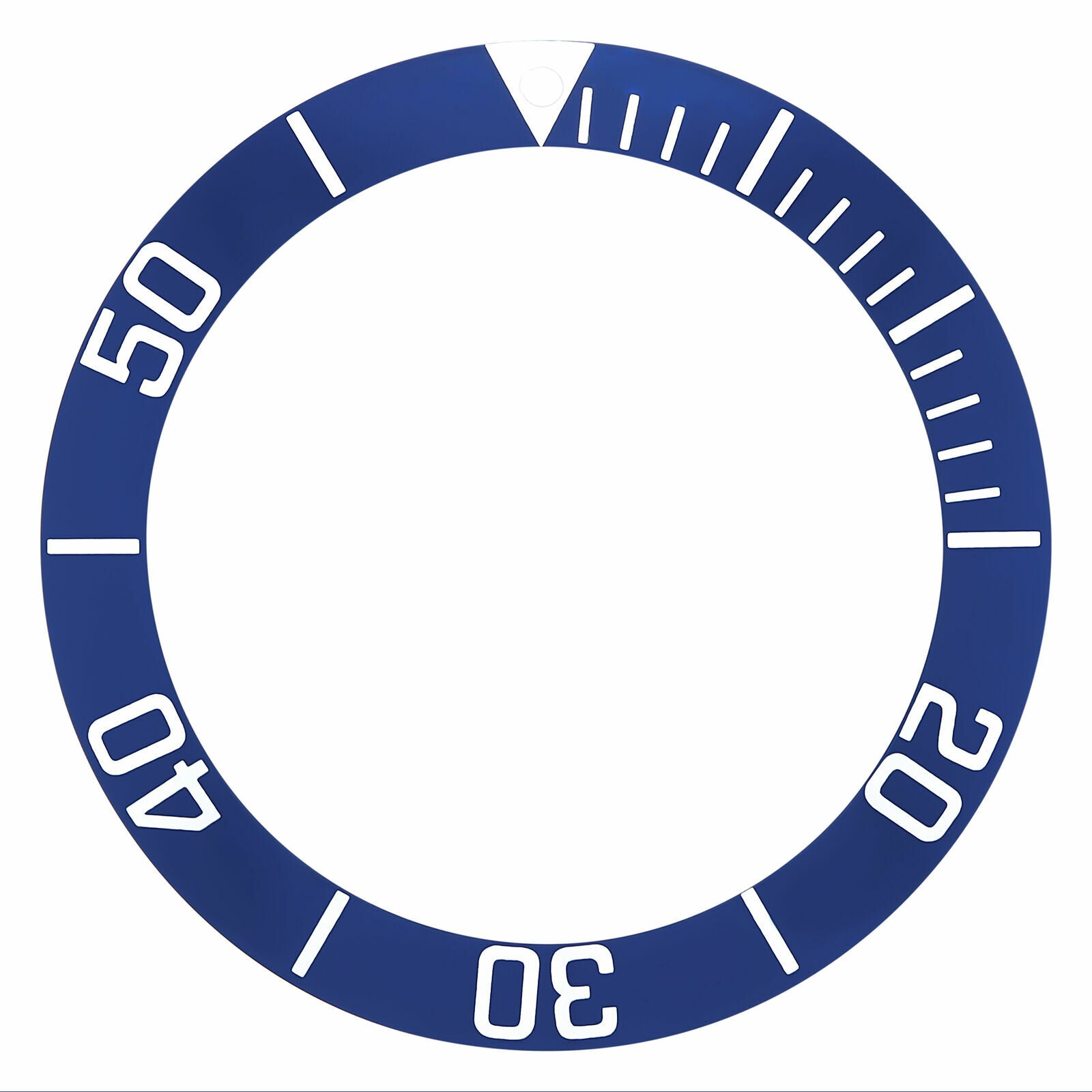 BEZEL INSERT FOR TAG HEUER AQUARACER CALIBRE 5 WATCH WAN2010 WAN2111 1110 BLUE