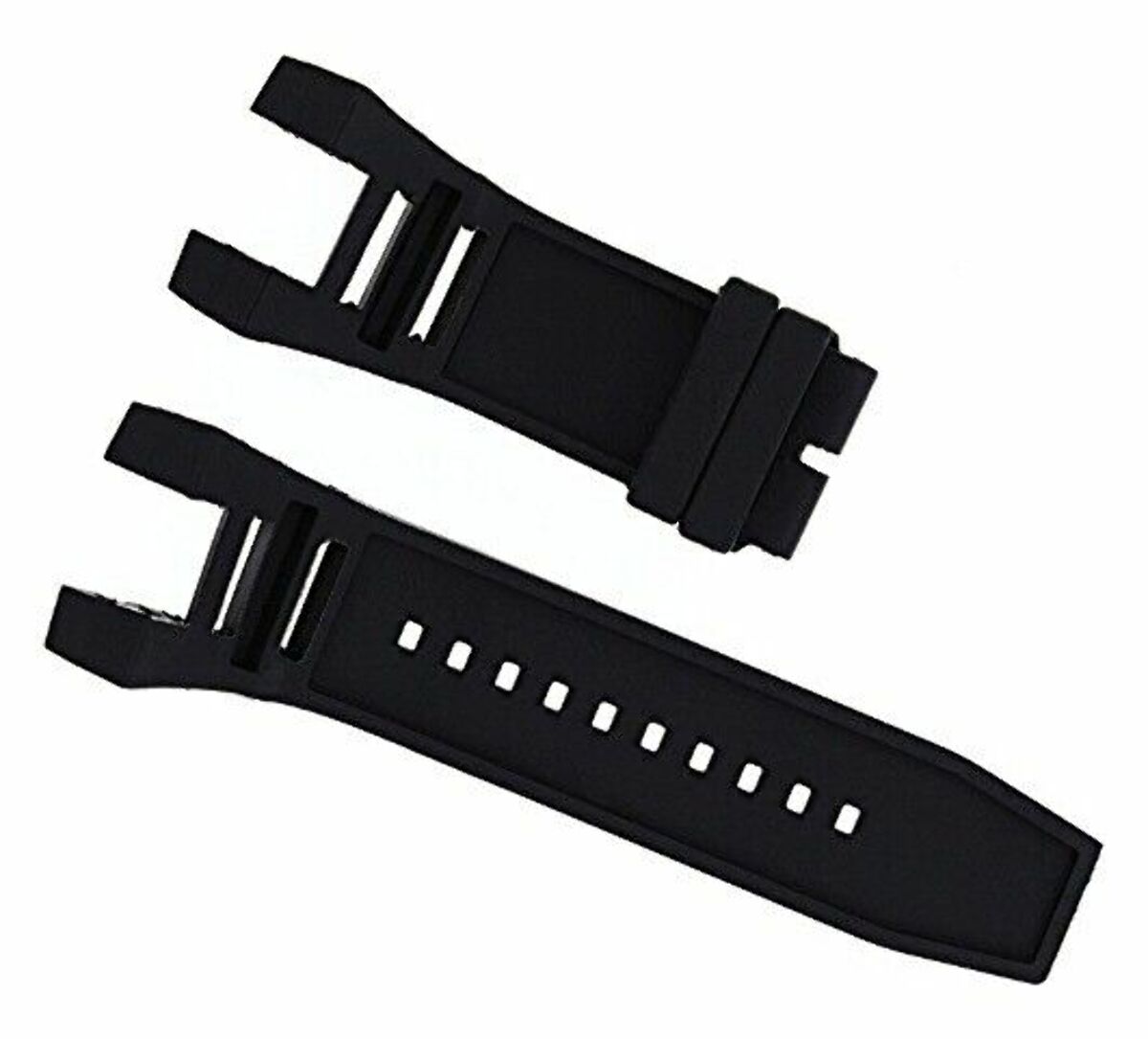 SILICONE RUBBER WATCH BAND STRAP FOR INVICTA SUBAQUA 16147 1155 NOMA IV BLACK