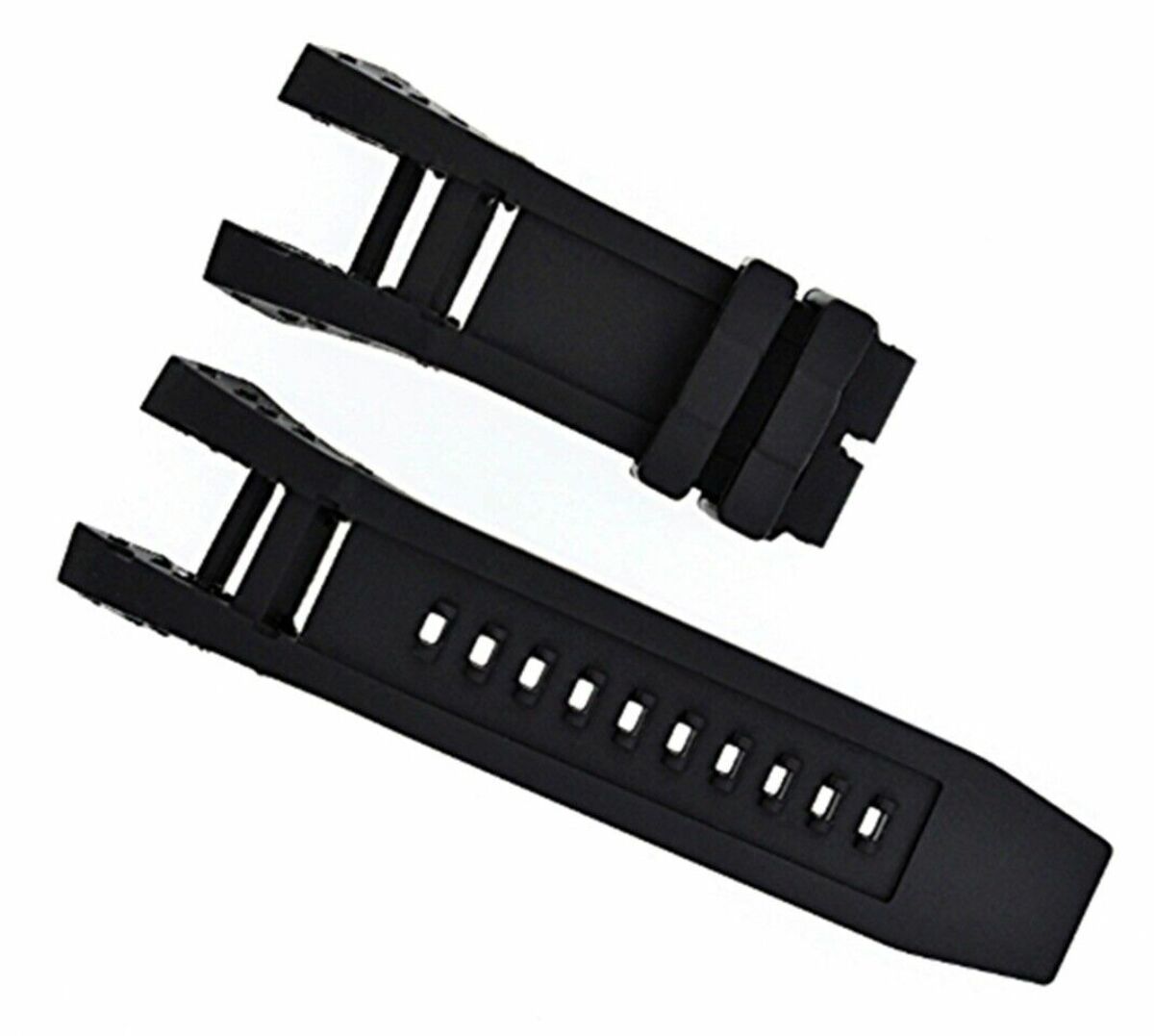 SILICONE RUBBER WATCH BAND STRAP FOR INVICTA SUBAQUA 16147 1155 NOMA IV BLACK