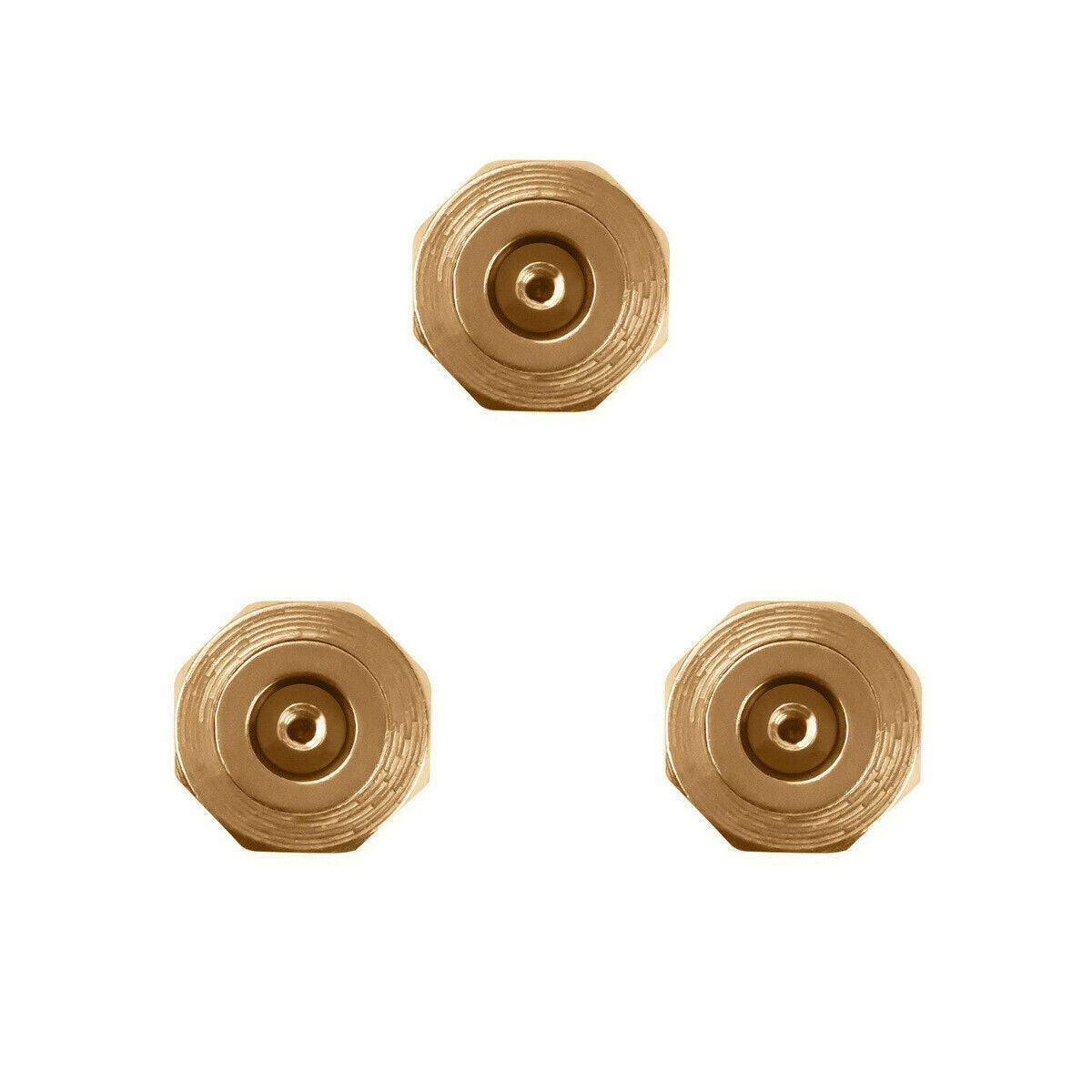 3 WATCH CROWN FOR FIT 24MM LADY CARTIER SANTOS 100XL 4.25MM ROSE GOLD COLOR