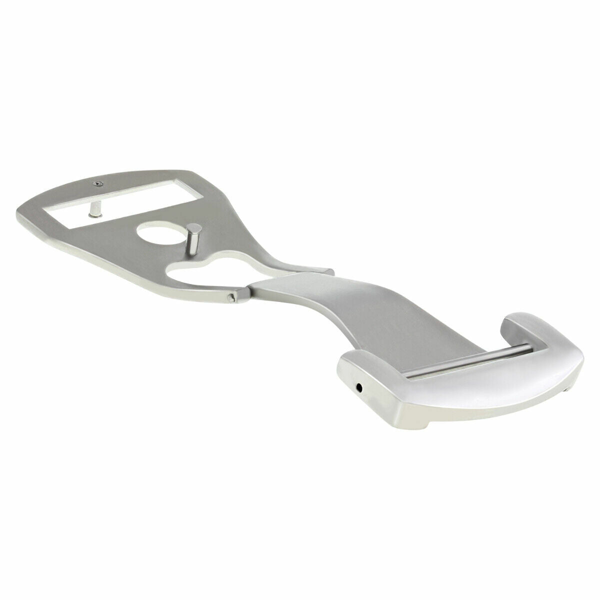 18MM DEPLOYMENT LEATHER STRAP BAND BUCKLE CLASP FOR OMEGA SPEEDMASTER MOON