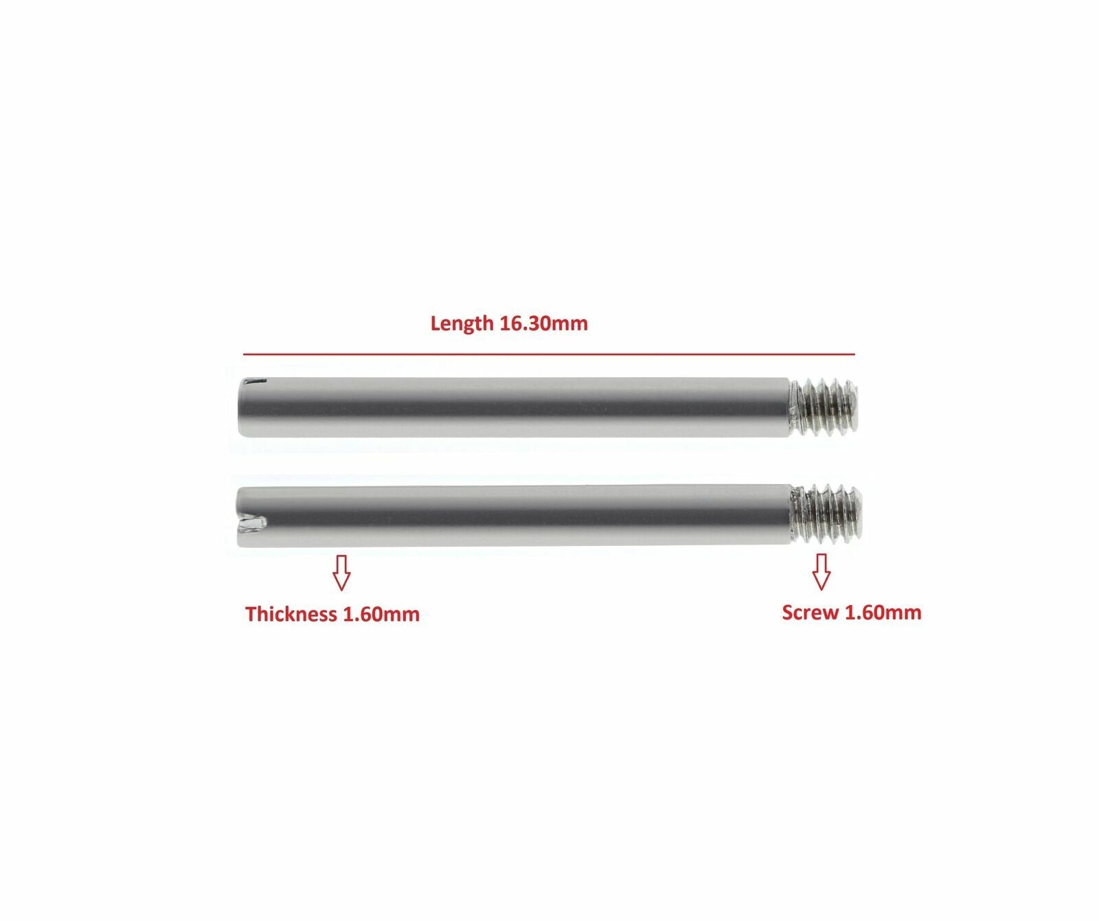 12 - 16.30MM SCREW FOR MENS ROLEX DATEJUST SUBMARINER GMT OYSTER WATCH BAND BRACELET LINK