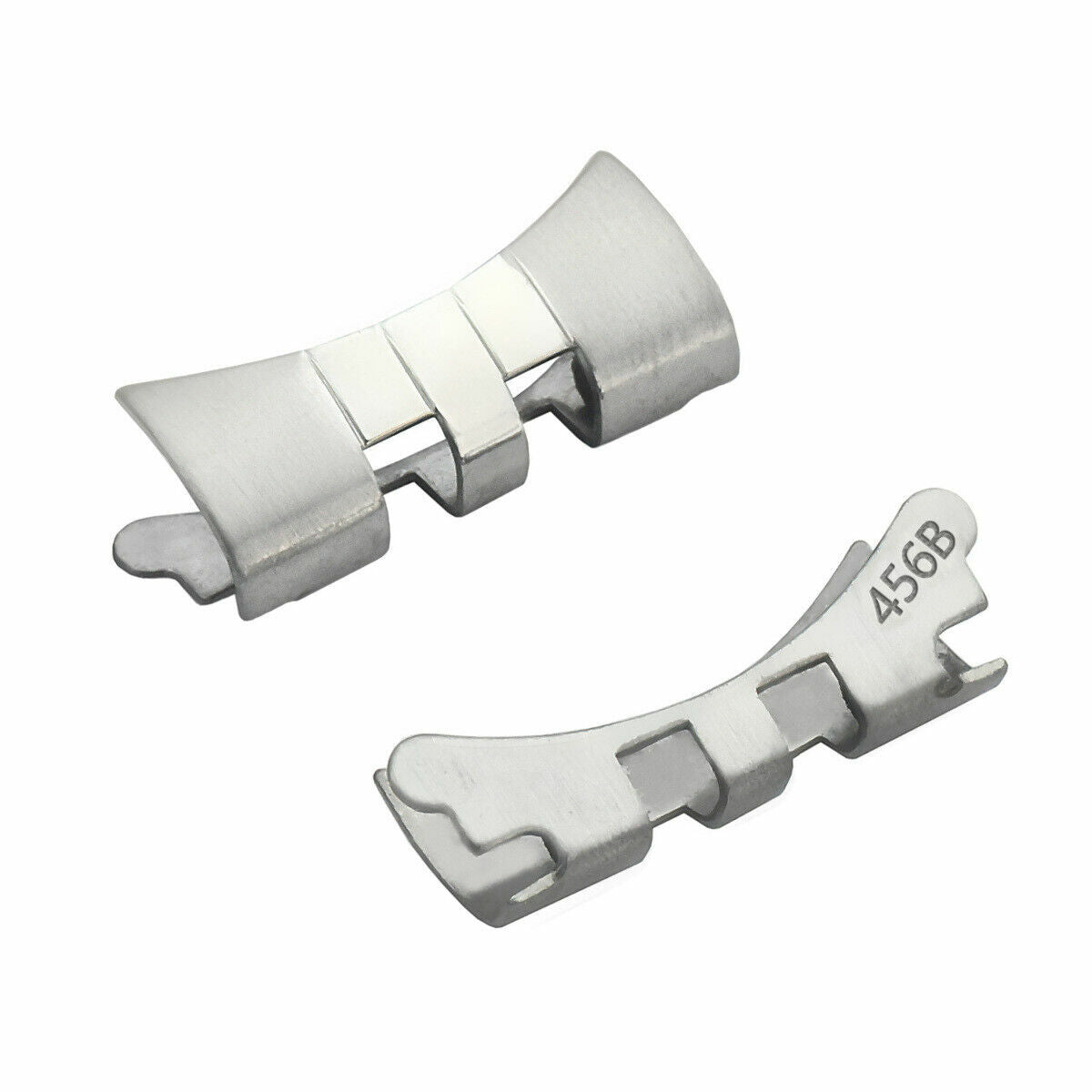6 SET END LINK PIECE 455B JUBILEE WATCH BAND FOR 34MM ROLEX DATE WATCH 19MM S/S