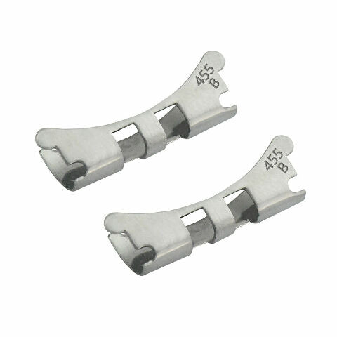 2 END LINK PIECE FOR JUBILEE WATCHBAND 31MM ROLEX MIDSIZE 17MM LUGS OPENING PART