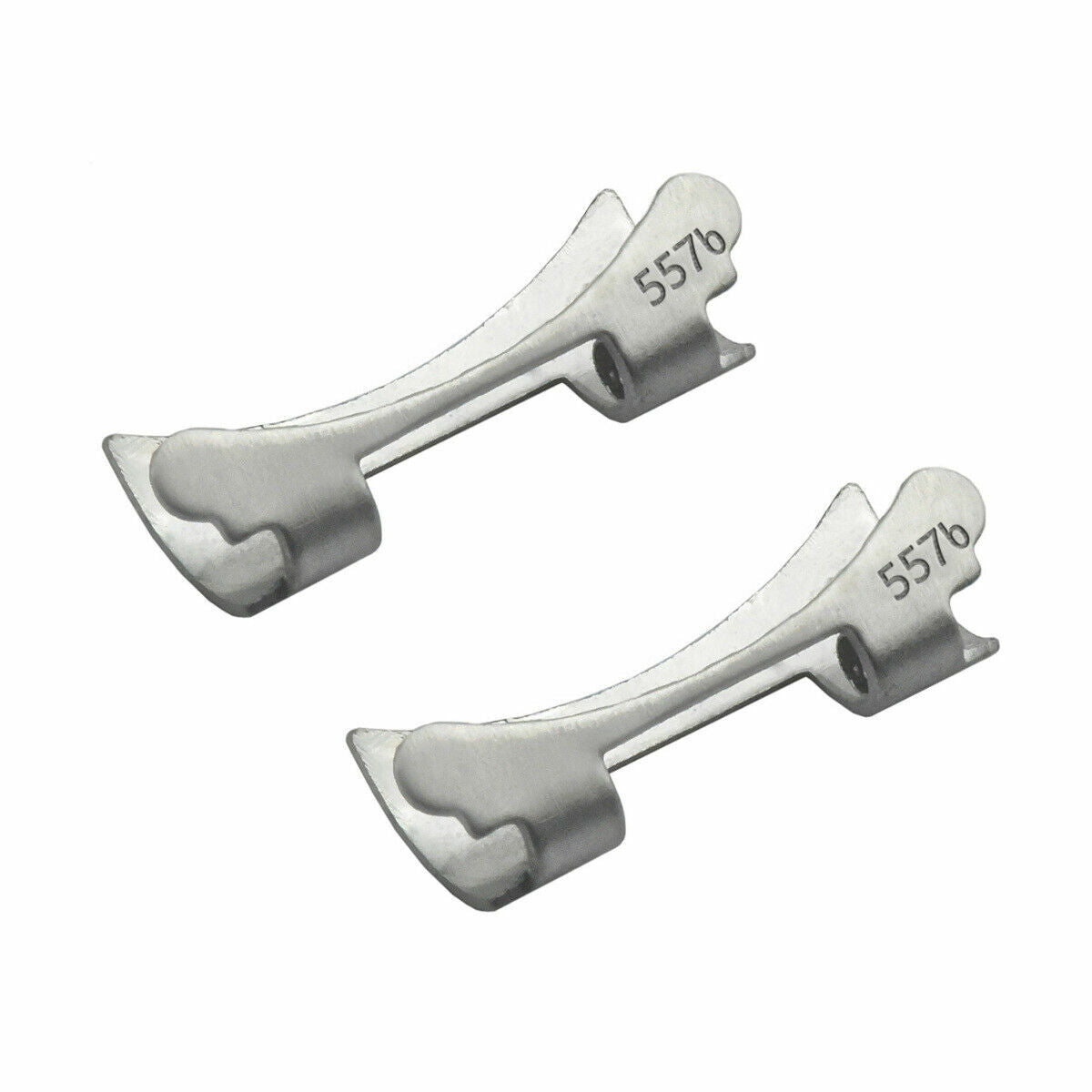 2 PC 557B END LINK PIECE FOR 19MM 34MM ROLEX OYSTER WATCH BAND STAINLESS STEEL