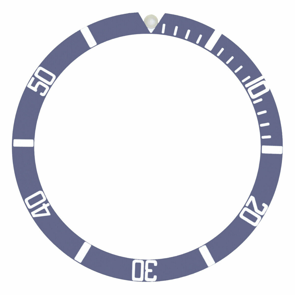 BEZEL INSERT FOR VINTAGE ROLEX SEADWELLER 1655 WATCH GREY