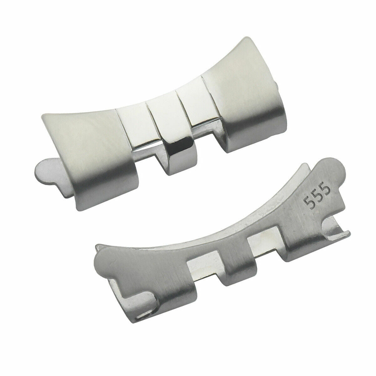6 SET 555 END LINK PIECE FOR JUBILEE WATCH BAND VINTAGE 36MM ROLEX 20MM TOP QLTY