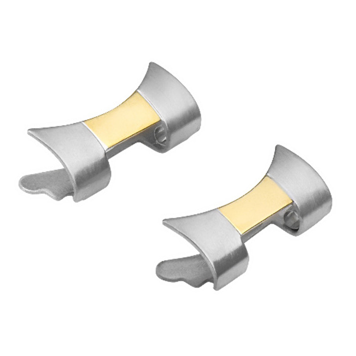 2 555 END PIECE LINK FOR OYSTER WATCH BAND ROLEX SUBMARINER 20MM LUGS TWO TONE