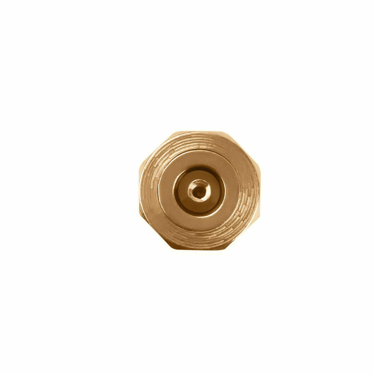 WATCH CROWN FOR CARTIER SANTOS, GALBE, TANK FRANCAISE CALIBRE STEEL GOLD ROSE, Rose, view 2