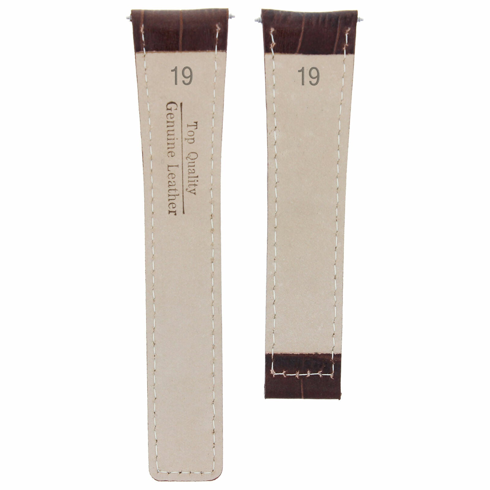 19MM LEATHER BAND STRAP FOR TAG HEUER CARRERA TWIN TIME FORMULA F1 WATCH BROWN