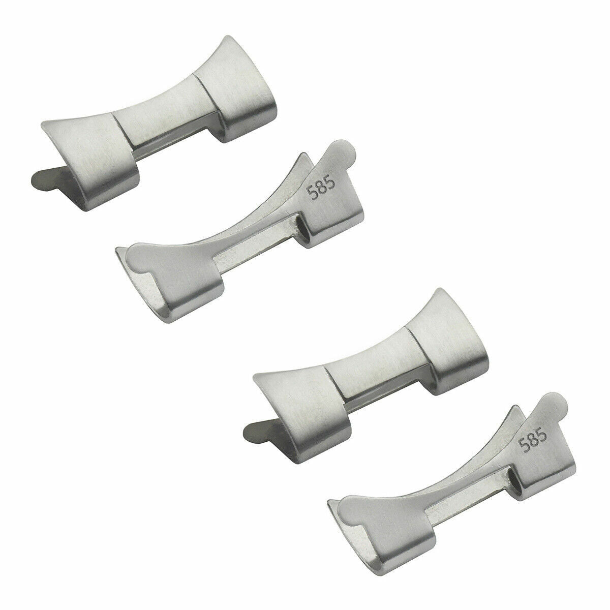 4 END PIECE LINK FOR VINTAGE 585 ROLEX WATCH 20MM OYSTER WATCH BAND 93150 MATTE