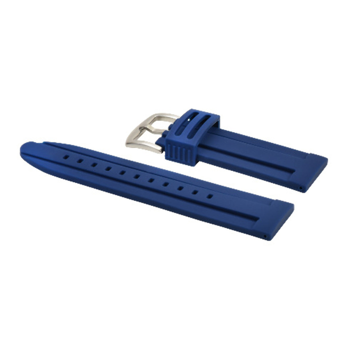 26MM BLUE PAM 422 RUBBER WATCH BAND STRAP FOR 47MM PANERAI LUMINOR 1950 MARINA