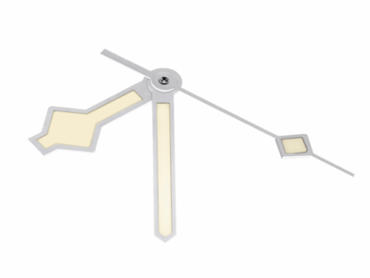 WATCH HAND FOR TUDOR MOVEMENT ETA 2824-2 2834-2 2836-2 CREAMY LUMINOUS SILVER