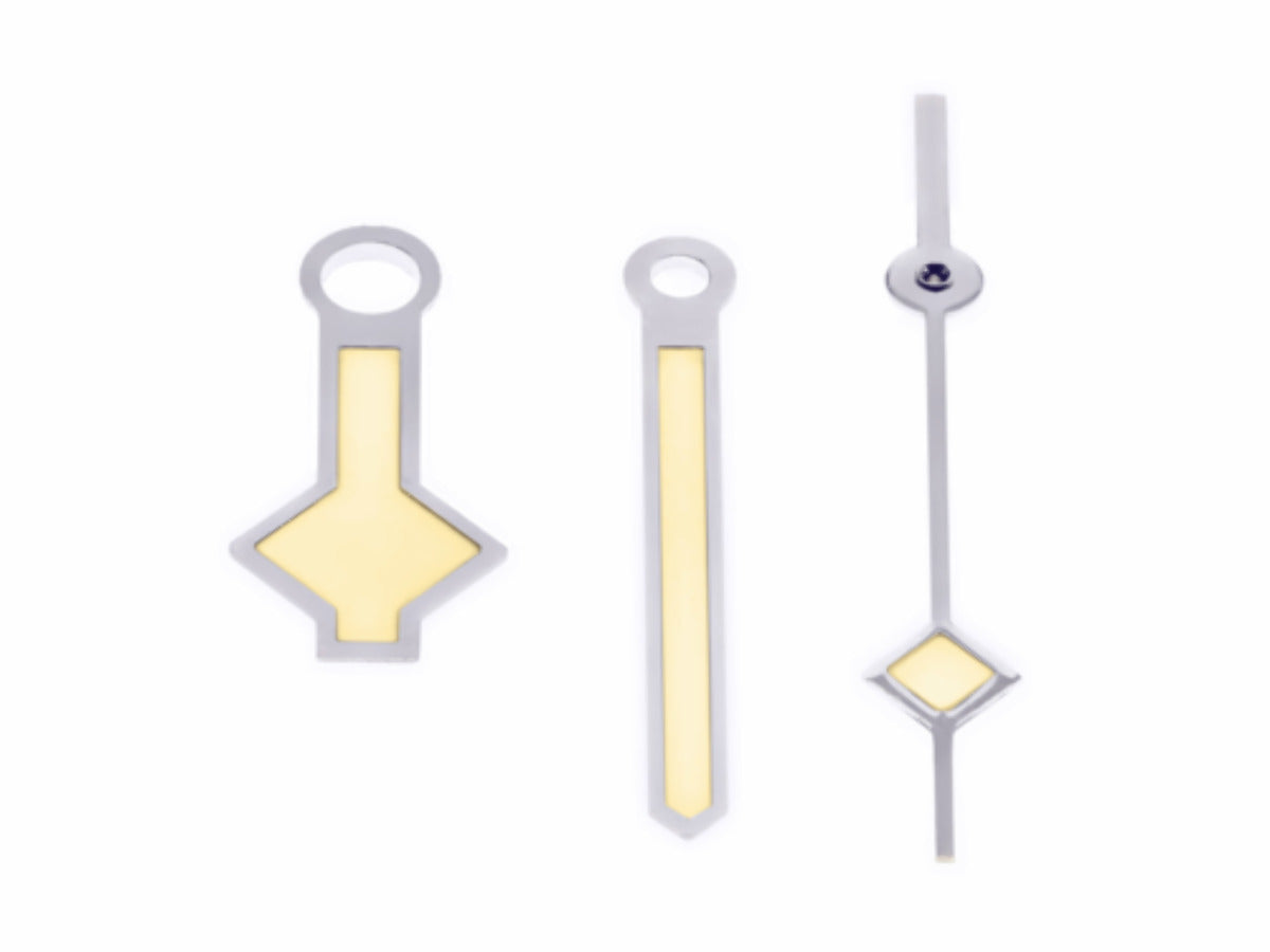 WATCH HAND FOR TUDOR MOVEMENT ETA 2824-2 2834-2 2836-2 CREAMY LUMINOUS SILVER