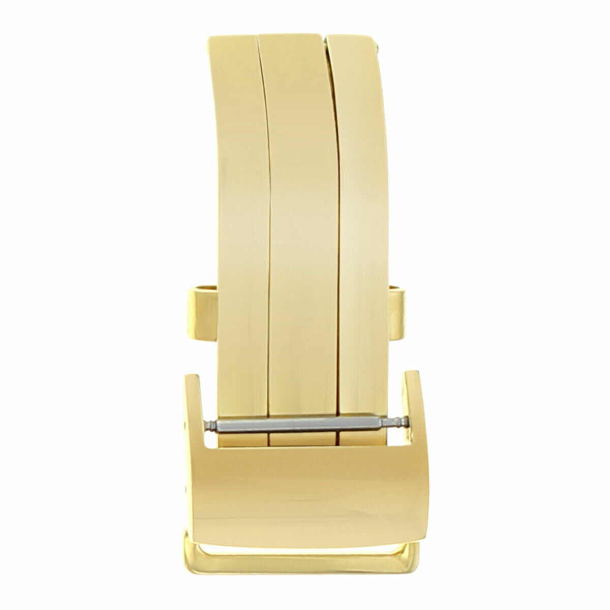 18MM DEPLOYMENT BAND BUCKLE CLASP FOR BREITLING PILOT LEATHER STRAP 18/20MM GOLD