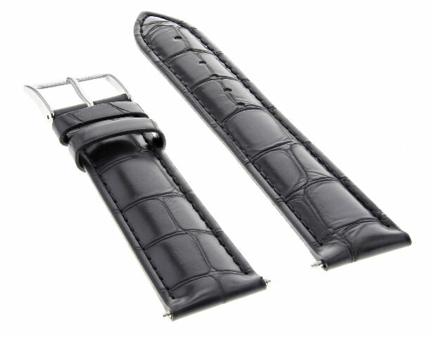 20MM GENUINE LEATHER WATCH BAND STRAP FOR CITIZEN ECO-DRIVE WATCH BLACK