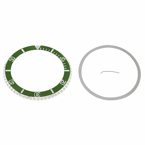 BEZEL & INSERT FOR ROLEX SUBMARINER 16800, 16610, 16610 LV , 16610T WATCH GREEN