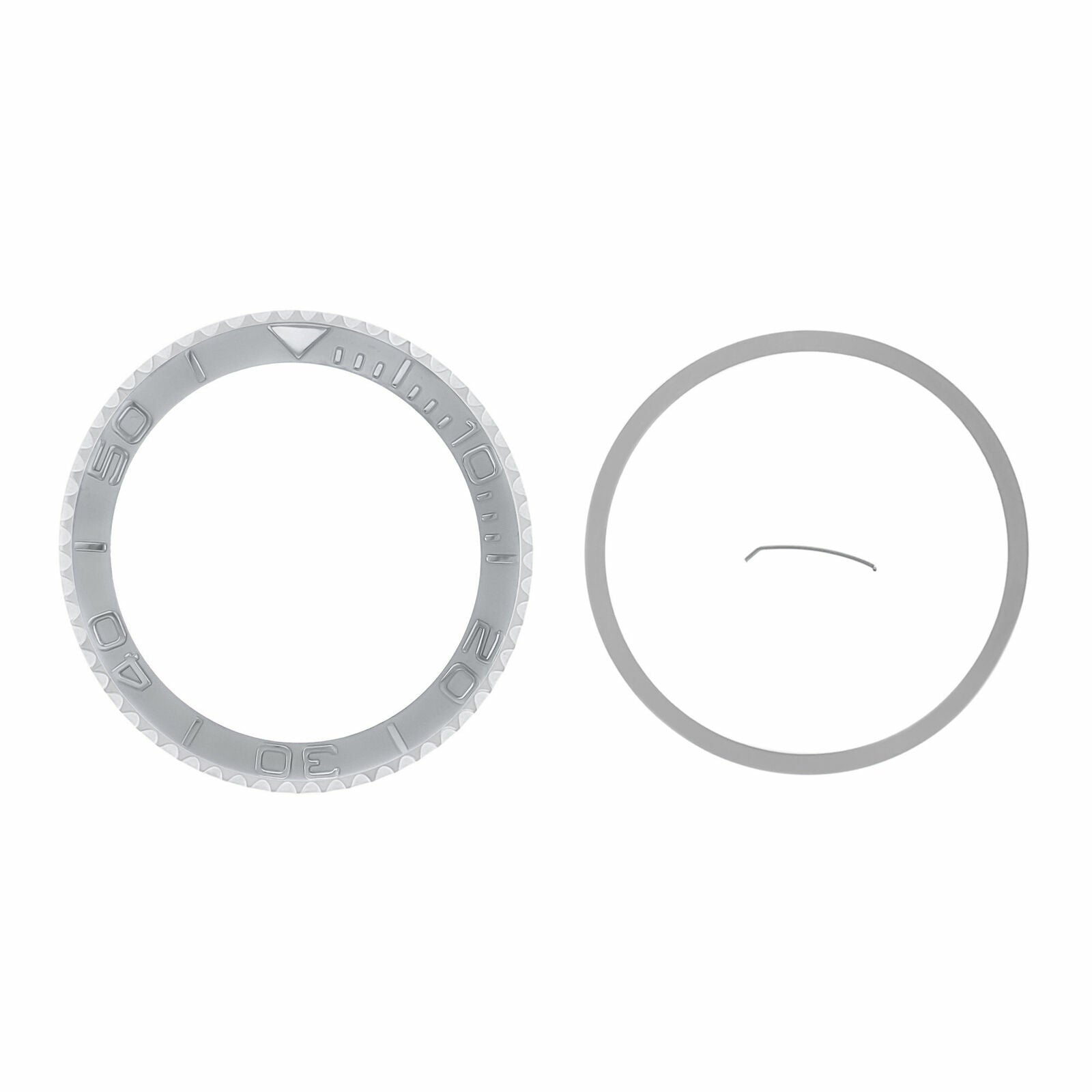 BEZEL INSERT COMPLETE FOR YACHTMASTER 16800 16608 16610 16613 STAINLESS STEEL