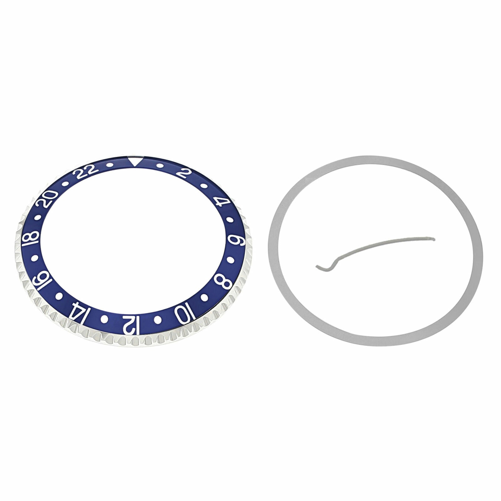 BEZEL & INSERT FOR ROLEX GMT SAPAHIRE MODEL 16700 16710 16713 16718 16760 BLUE