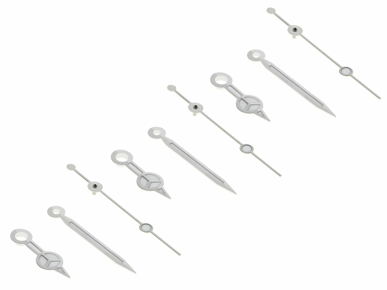 3 SET WATCH HAND FOR ROLEX TUDOR MOVEMENT ETA 2824-2 2834-2 2836-2 2784 SILVER