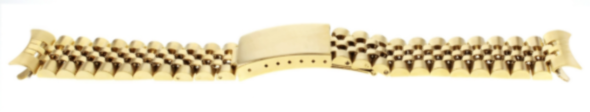 20MM JUBILEE WATCH BAND FOR 36MM ROLEX DATEJUST 16018 16233 16234 16238 GOLD