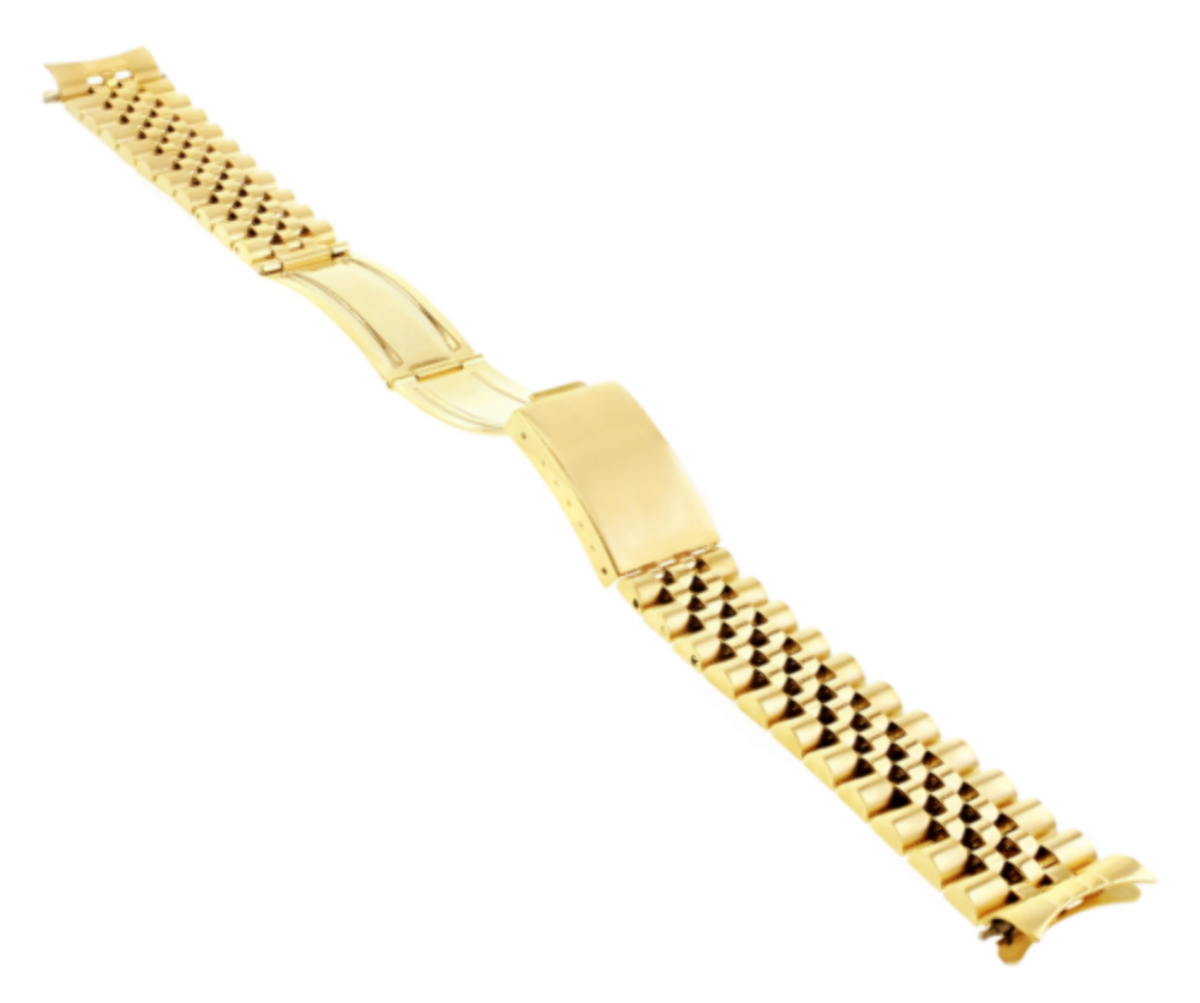 20MM JUBILEE WATCH BAND FOR 36MM ROLEX DATEJUST 16018 16233 16234 16238 GOLD