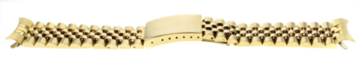 JUBILEE WATCH BAND MENS FOR 36MM ROLEX DATEJUST 16014 16018 WATCH GOLD 20MM