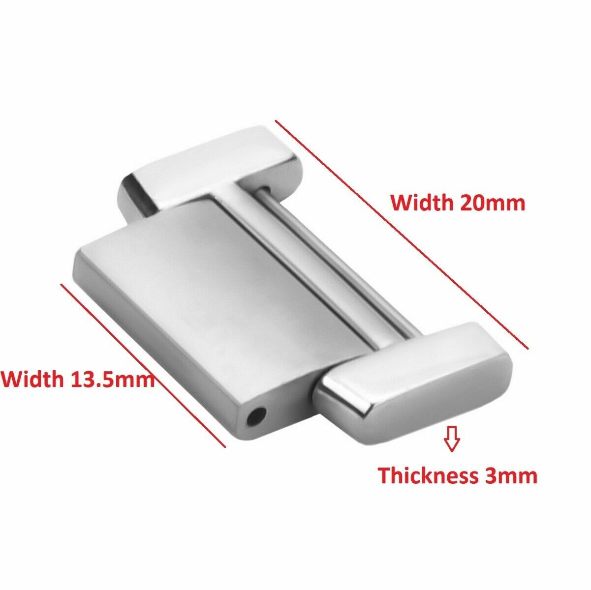 LINK FOR 20MM WATCH BAND CARTIER TANK FRANCAISE 2303 CHRONOGRAPH QUARTZ S/STEEL