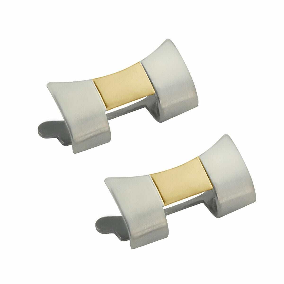 LADIES 18K/SS OYSTER ENDPIECE FOR ROLEX DATE 13MM END CAPS 76193, 76243, 69163