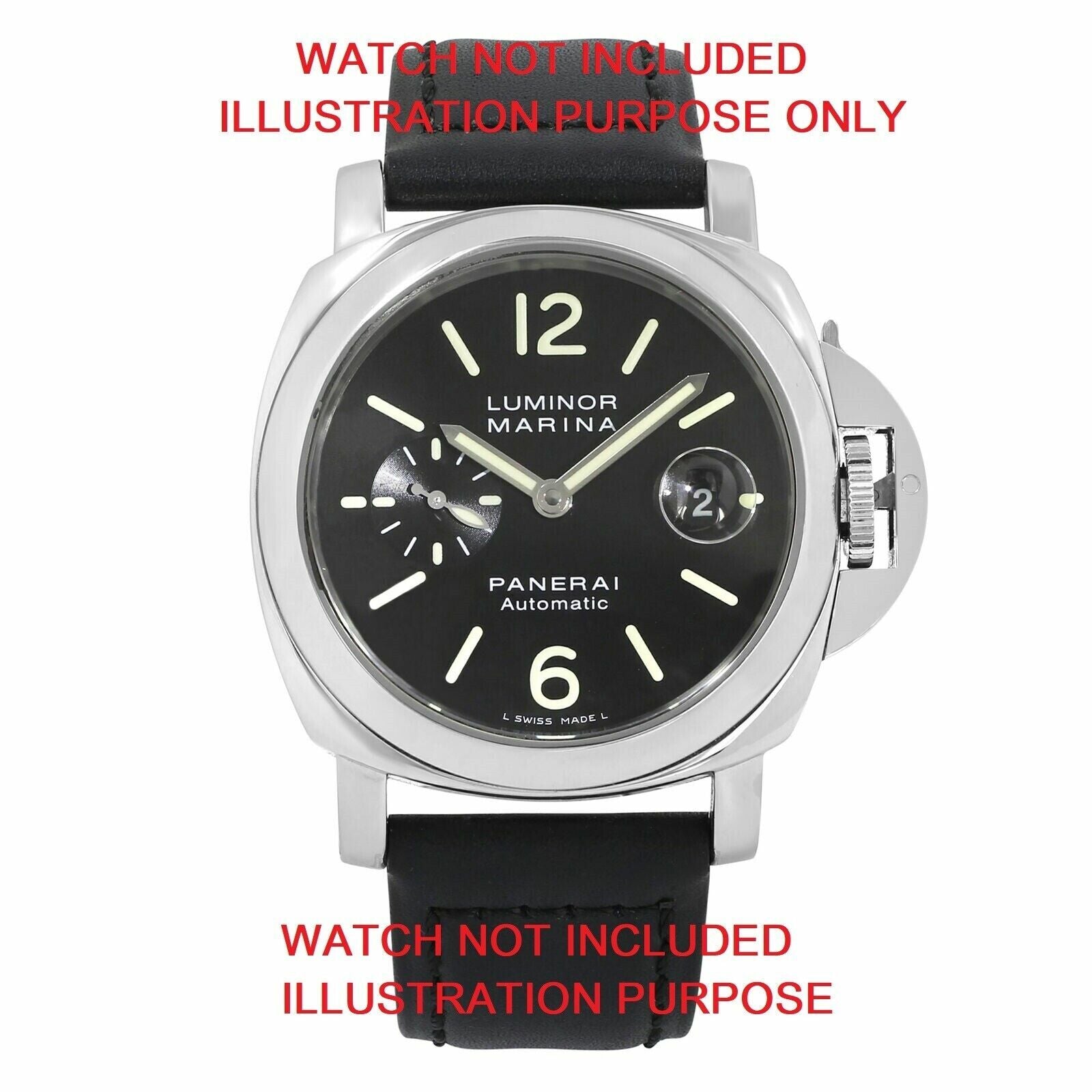 CROWN GUARD FOR PAM 44MM 47MM PANERAI 114 GMT LUMINOR 237 GHOST WATCH SHINY