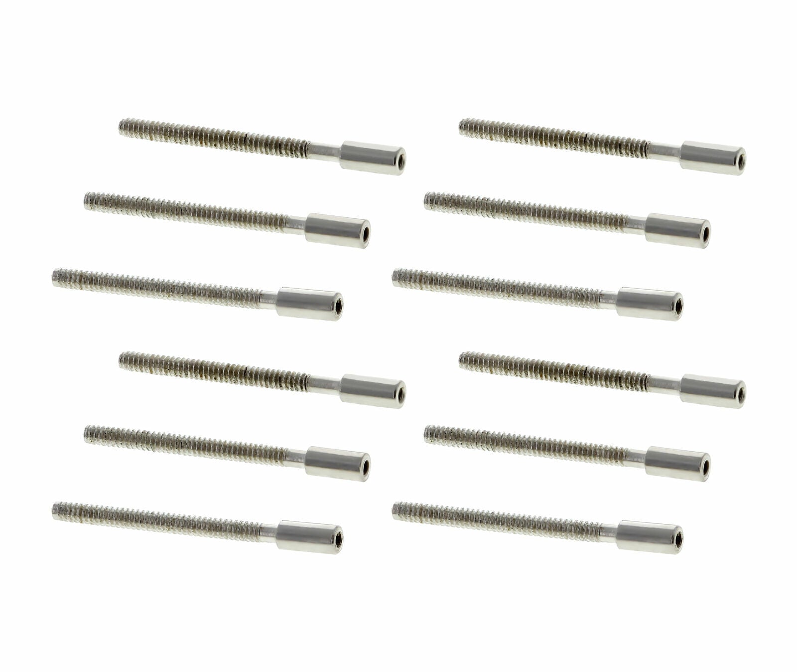 10 WATCH STEM EXTENDER INTERNAL 0.7MM EXTERNAL 0.9MM STAINLESS STEEL FOR SWISS