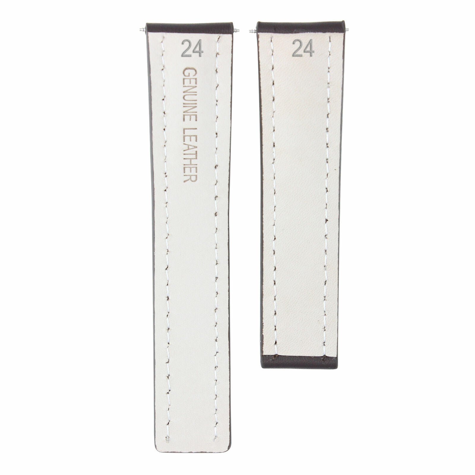 LEATHER BAND STRAP FOR BREITLING 24/20 NAVITIMER BROWN WS