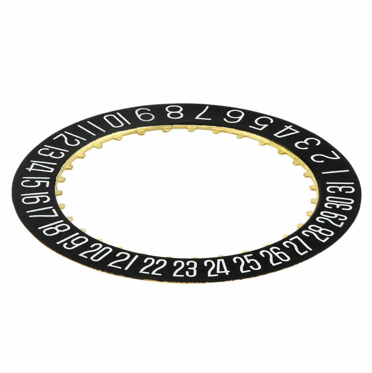 DATE DISC FOR TUDOR WATCH MOVEMENT 2834-2 2836-2 2846 2878 BLACK #6 WINDOW