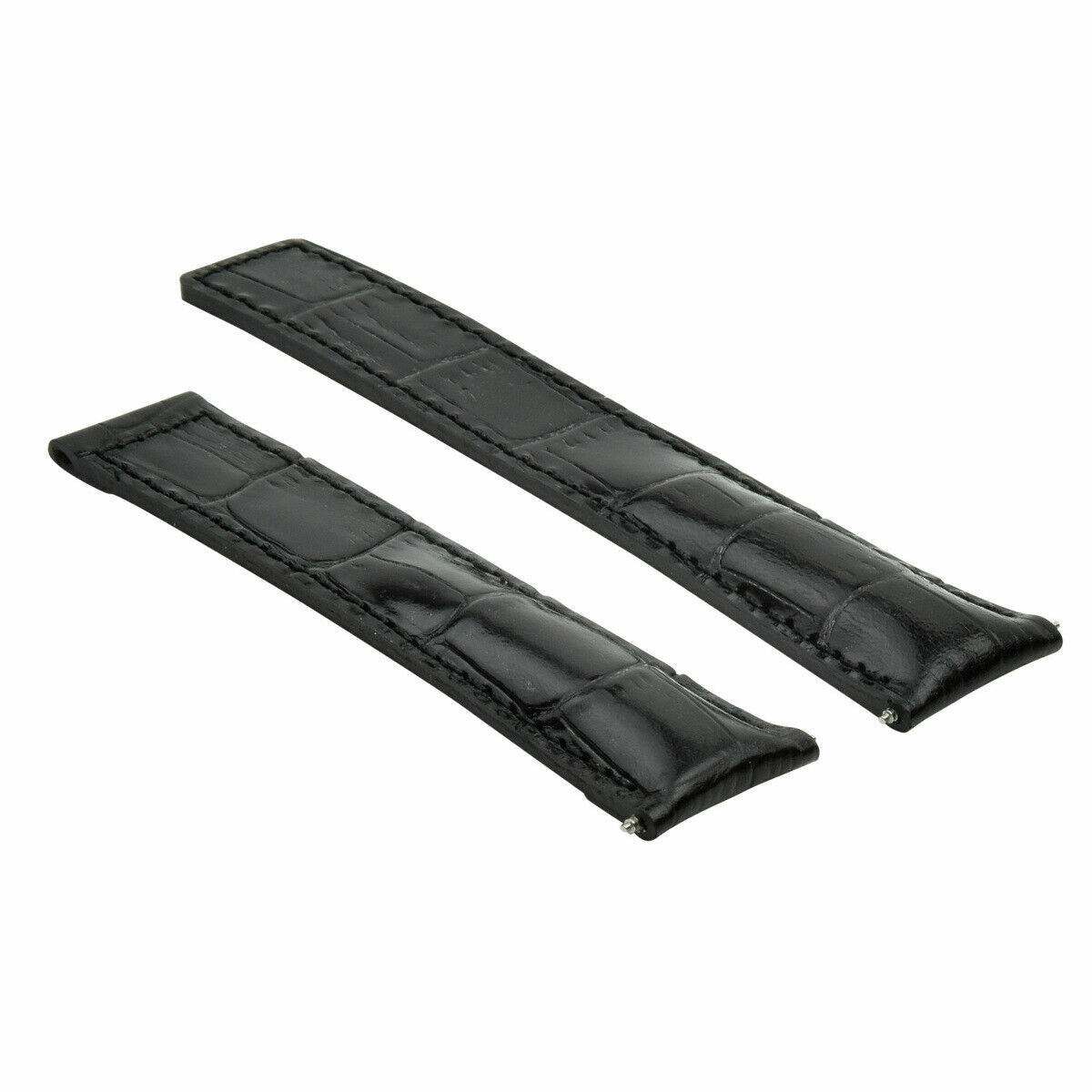 21MM LEATHER BAND STRAP FOR TAG HEUER AQUA TERRA CAN1010 CAP2112 WAY2113 BLACK