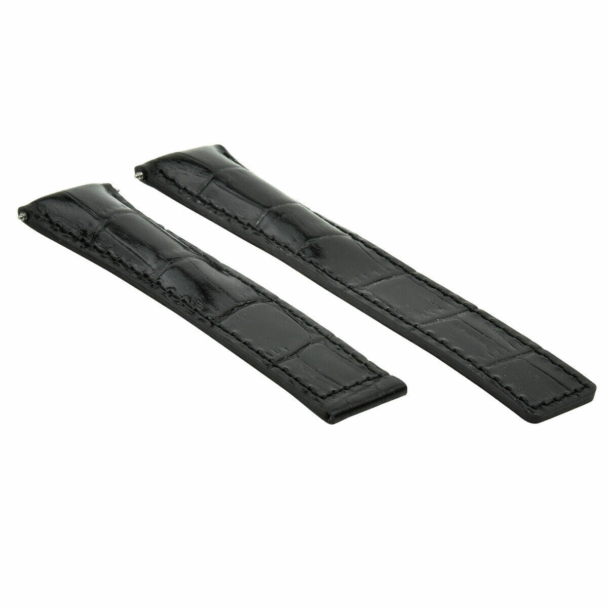 21MM LEATHER BAND STRAP FOR TAG HEUER AQUA TERRA CAN1010 CAP2112 WAY2113 BLACK