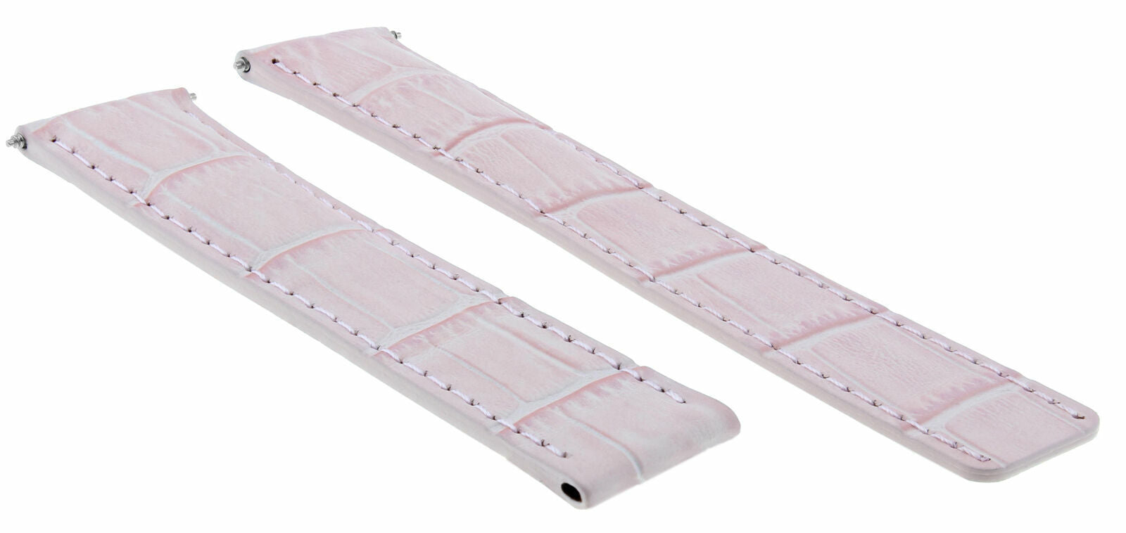 20MM NEW LEATHER WATCH BAND STRAP CLASP FOR CARTIER TANK FRANCAISE WATCH PINK