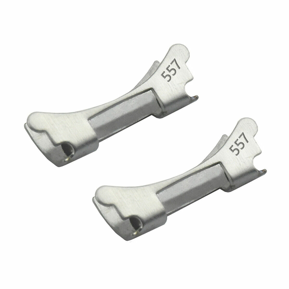 2 - 19MM END PIECE LINK FOR 557 VINTAGE ROLEX TUDOR OYSTER WATCH BAND 78350 6694