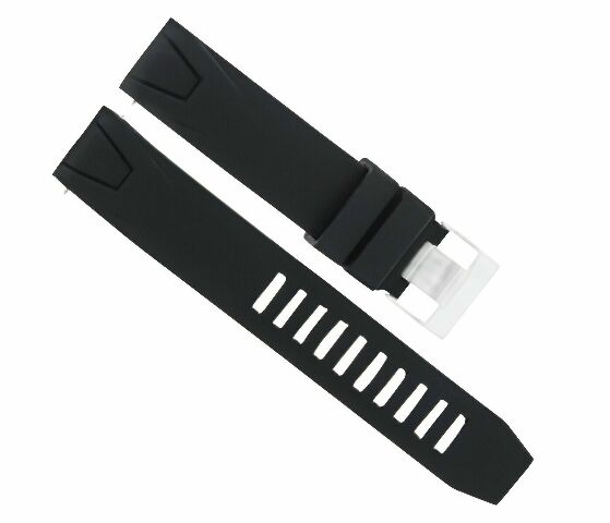 20MM RUBBER STRAP FOR 42MM OMEGA SEAMASTER PLANET 2201.51 2908.50 2209.50 BLACK