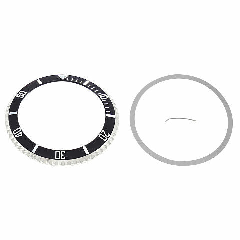 ROTATING BEZEL + INSERT FOR ROLEX SEA DWELLER 16600, 16660 BLACK