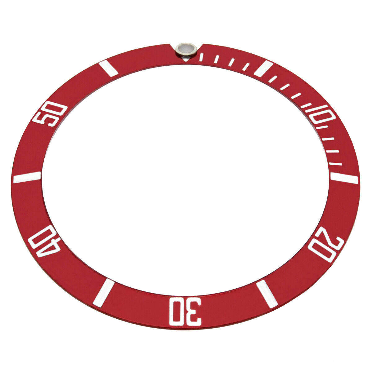 BEZEL INSERT FOR VINTAGE 40MM ROLEX SEA DWELER 16660, 16600 WATCH RED