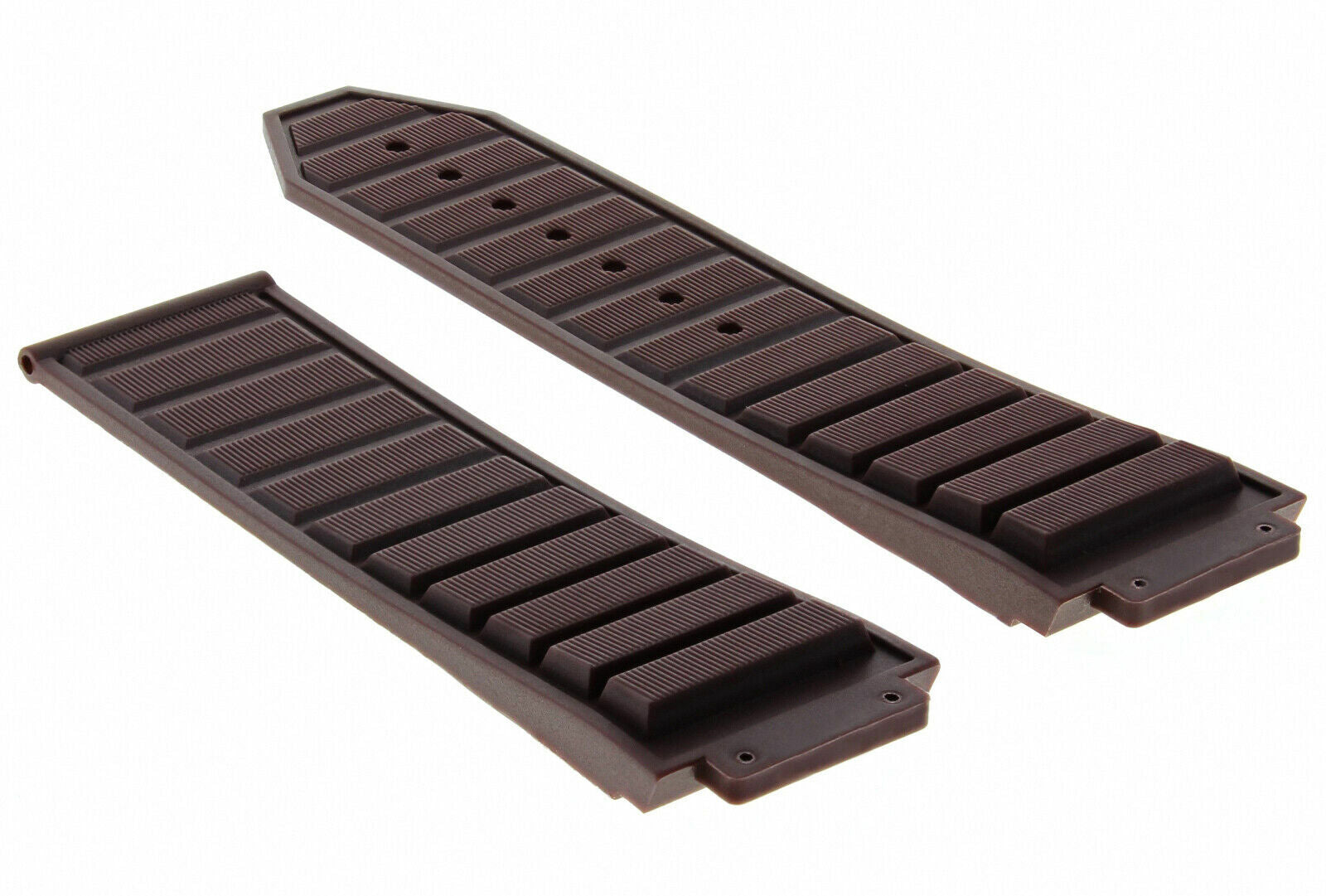 24MM RUBBER SILICONE WATCH BAND STRAP FOR HUBLOT 44-45MM H BIG BANG WATCH BROWN